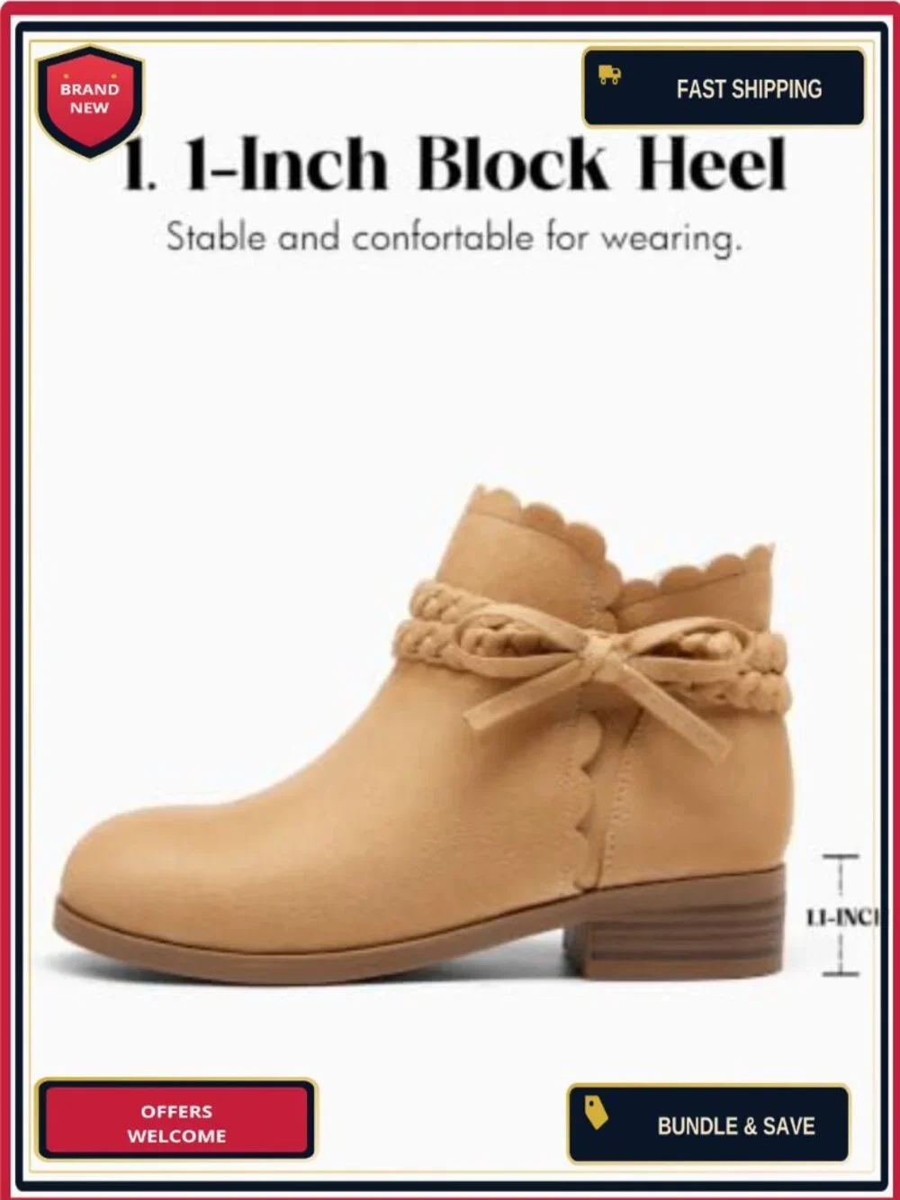 N/A adorable ankle